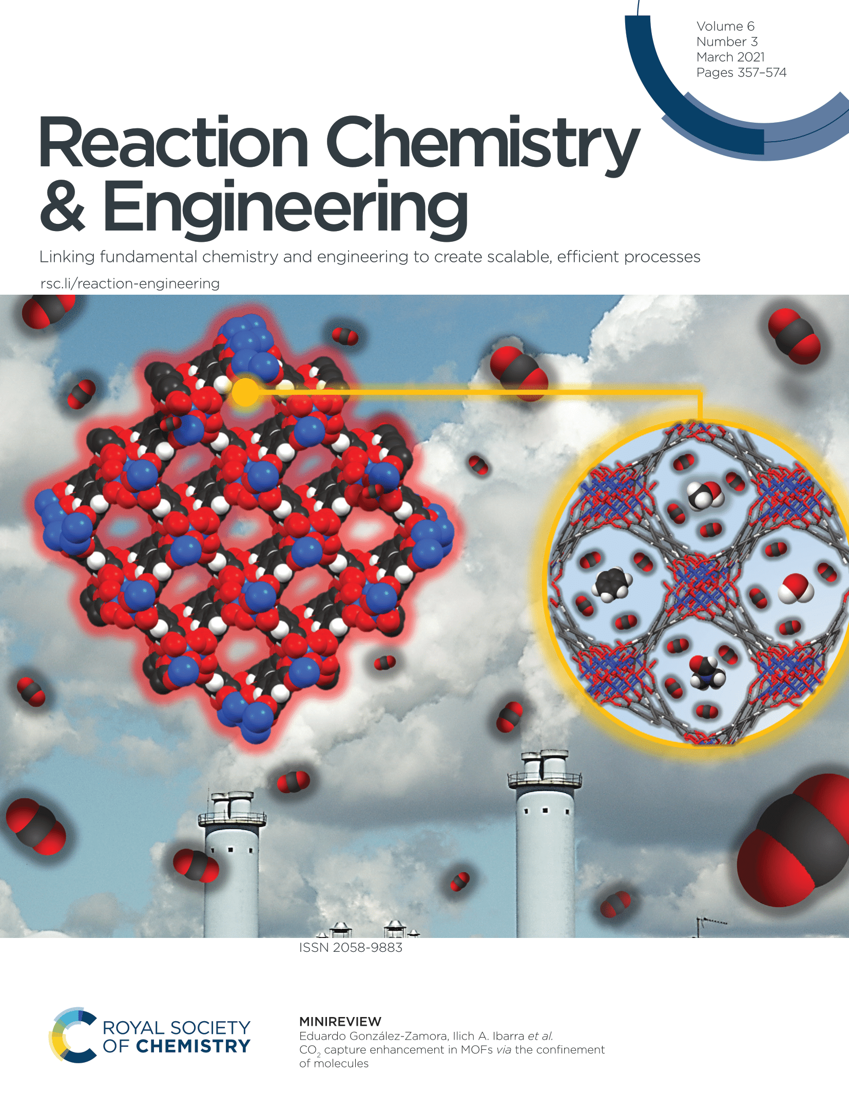 Reaction Chemistry & Engineering_Inside Front Cover of the Magazine: