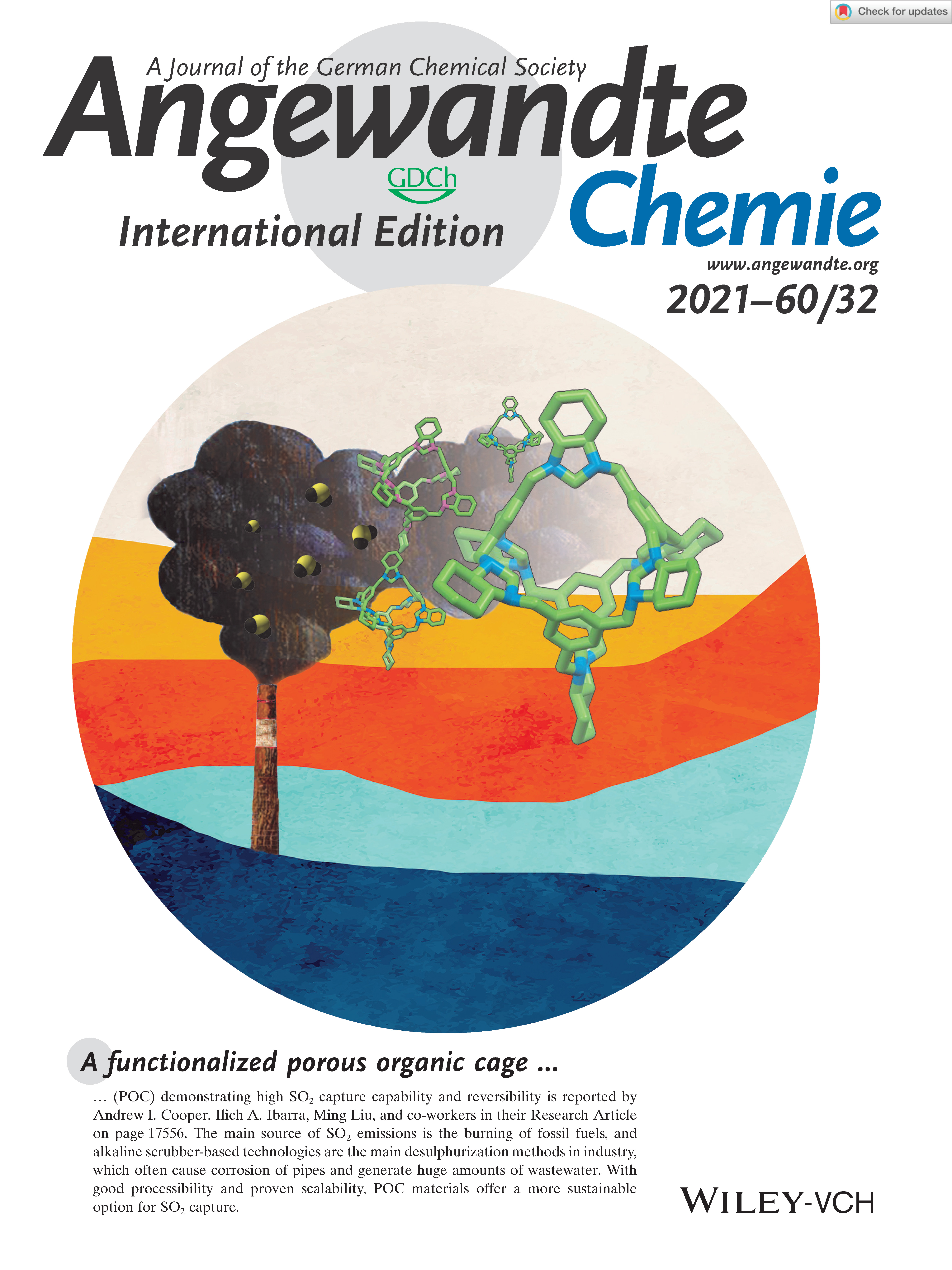 OAngewandte Chemie International Edition_Inside Back Cover of the Magazine: