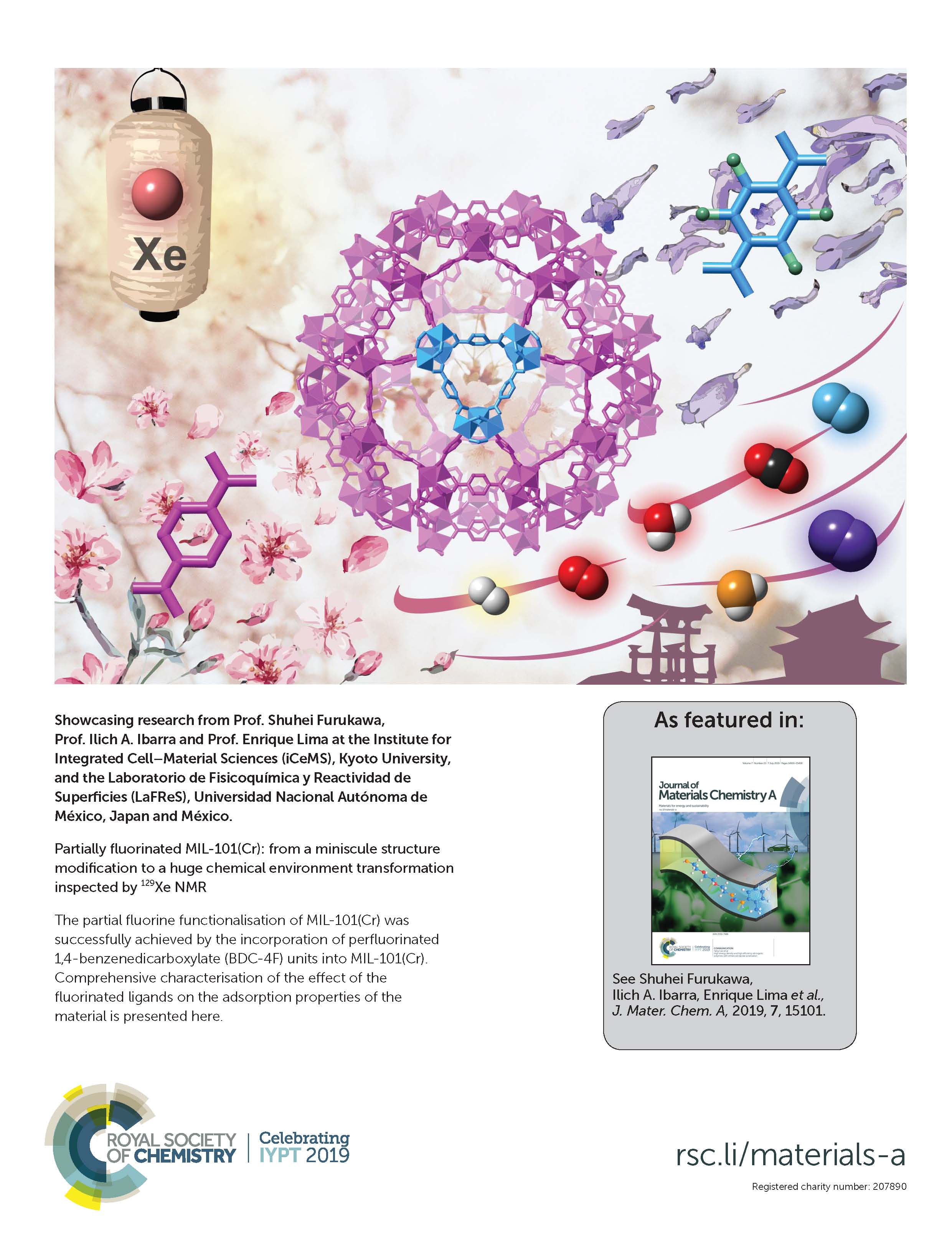 Journal of Materials Chemistry A_Back Cover of the Magazine: